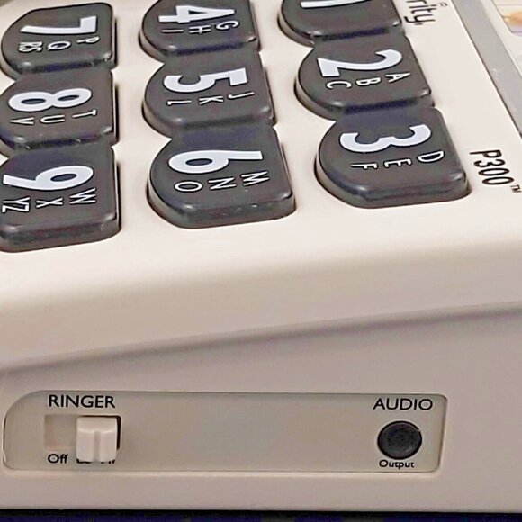 Plantronics Clarity P300 Big Buttons Amplified Volume Programmable Corded Phone - Picture 5 of 12